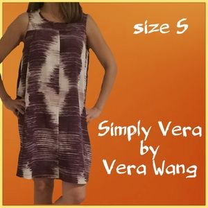 Simply Vera by Vera Wang purple dress sz S